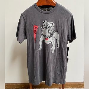 Men’s small UGA Bulldog small grey ‘47 brand tee shirt